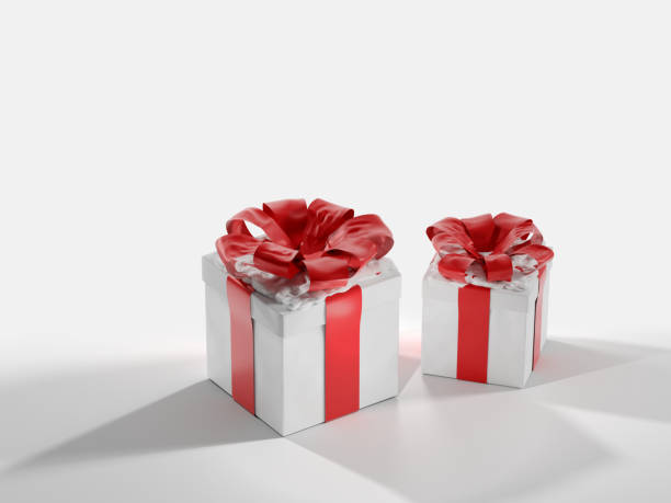 istock christmas presents with snow 3d-illustration 1041873874