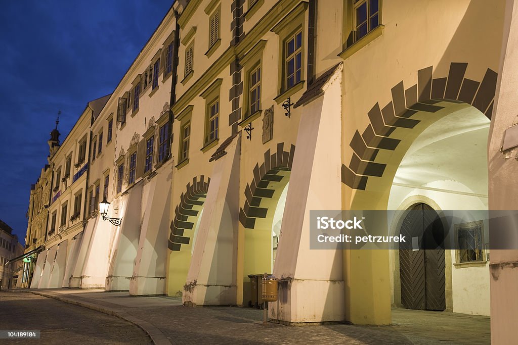 Arc Stadt beherbergt - Lizenzfrei Abenddämmerung Stock-Foto