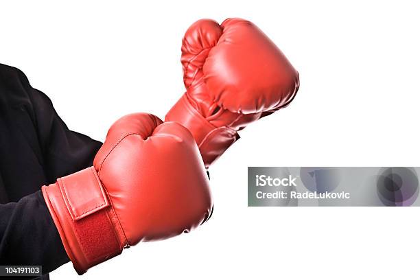 Red Boxing Gloves On A White Background Stock Photo - Download Image Now - Activity, Adult, Adults Only