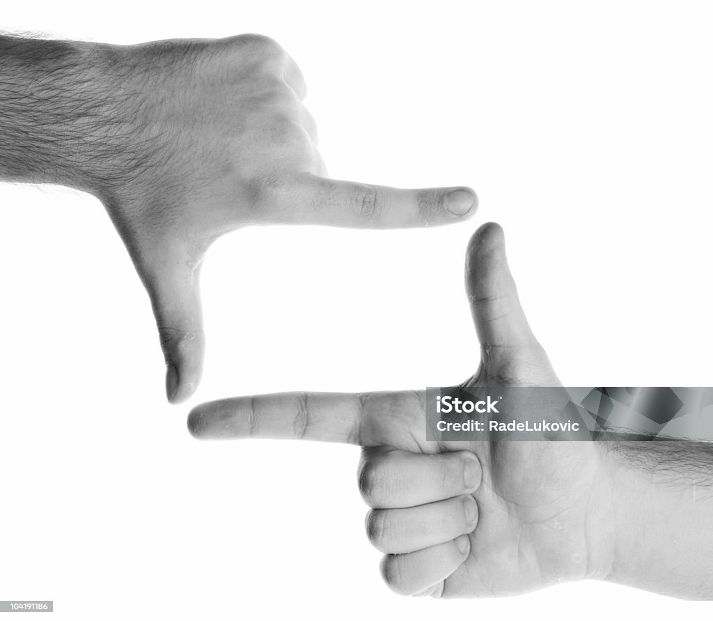 Left Hand Frame Hand Frame Stock Photo - Download Image Now - Cut Out, Finger Frame ...