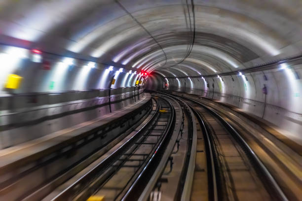istock Subway metro underground tube tunnel 1041912638