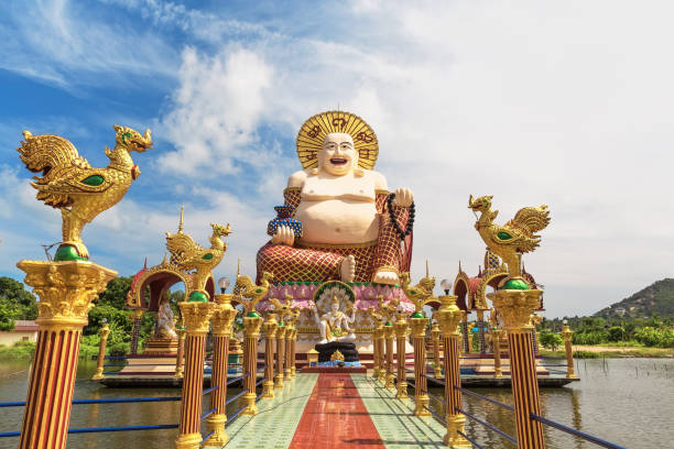 istock Smiling Buddha of wealth statue on Koh Samui 1041914606