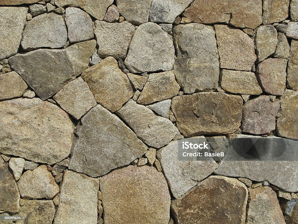 Gestapelte stone wall - Lizenzfrei Abstrakt Stock-Foto