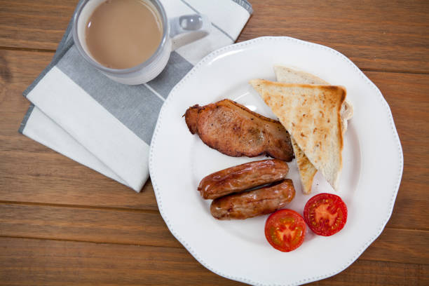 istock English breakfast on white plate 1041918650