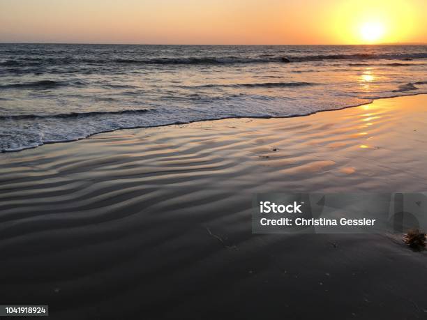 The Sun Sets On Blue And Orange Sand Stock Photo - Download Image Now - Ancient, Atmospheric Mood, Awe