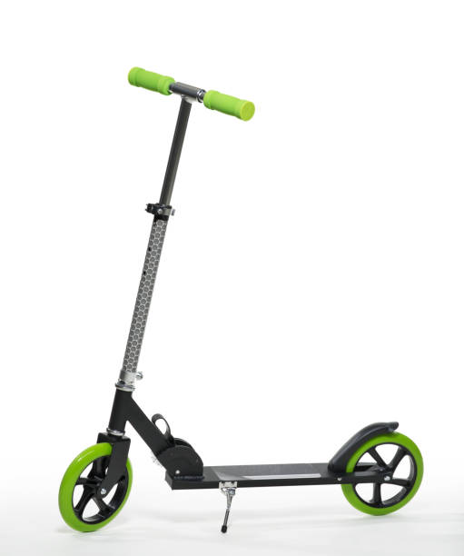 istock Black scooter photo on white background 1041930132