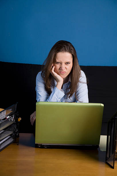 istock Office Woman mad 104194050