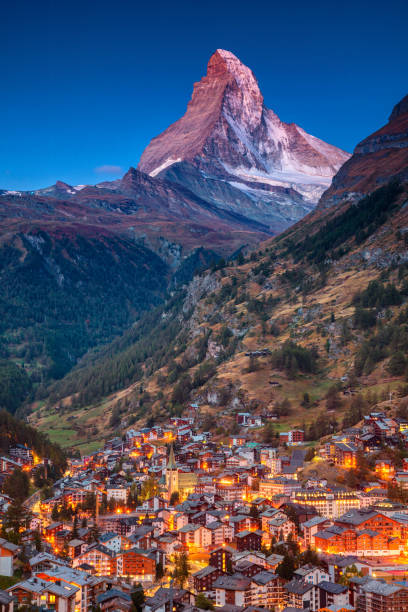 zermatt, schweiz. - zermatt stock-fotos und bilder