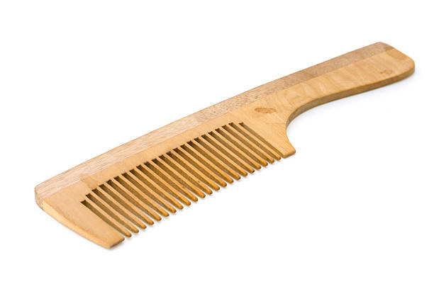 istock Wooden hairbrush 104195629