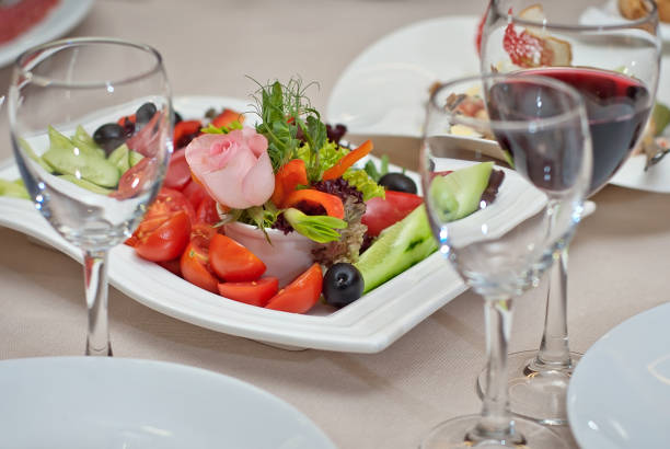 istock delicious dishes on the table in the restaurant 1041968464