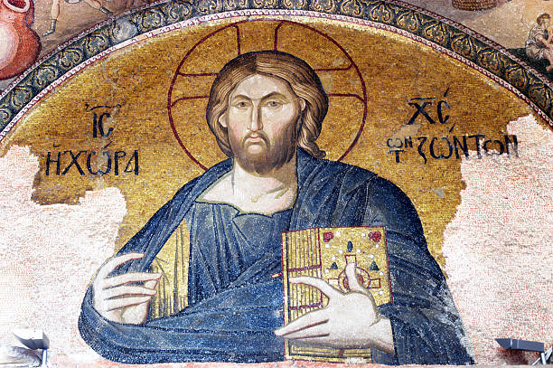 istock Mosaic of Jesus Christ 104197090
