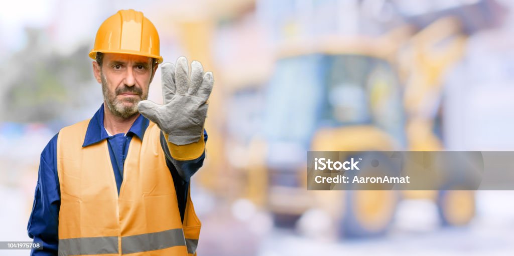 Engineer Shut Up Senior Engineer Man Construction Worker Annoyed With Bad Attitude ...