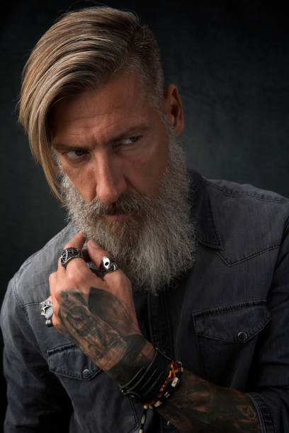 istock Portrait of a thoughtful bearded man 1041993666