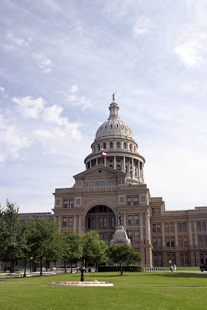 istock Texas Capitol with fountain 104199677