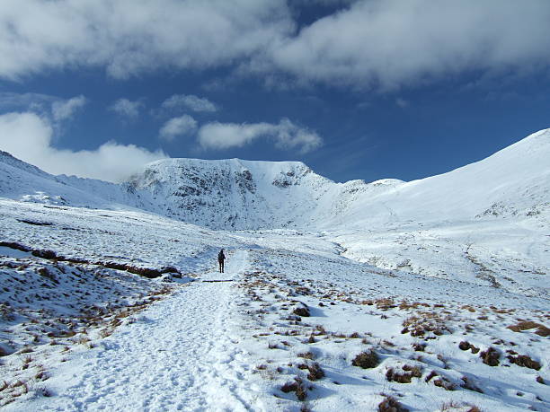 istock Aproaching Helvellyn in the snow 104199727