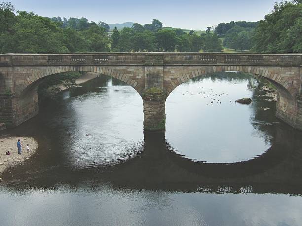 Bridge across the river Lune  lancaster texas stock pictures, royalty-free photos & images