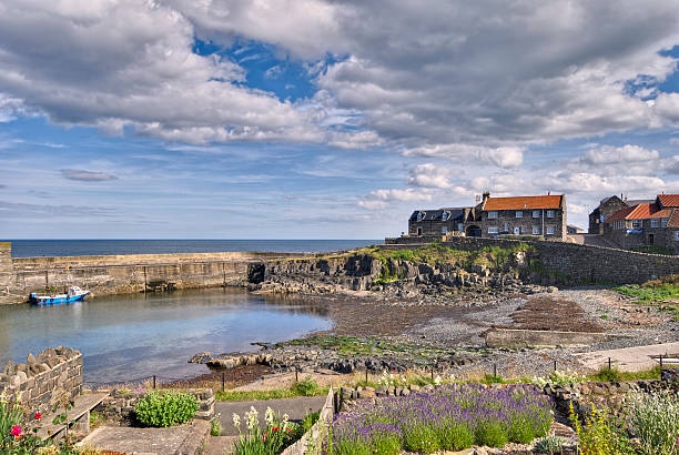 craster harbour - craster - fotografias e filmes do acervo