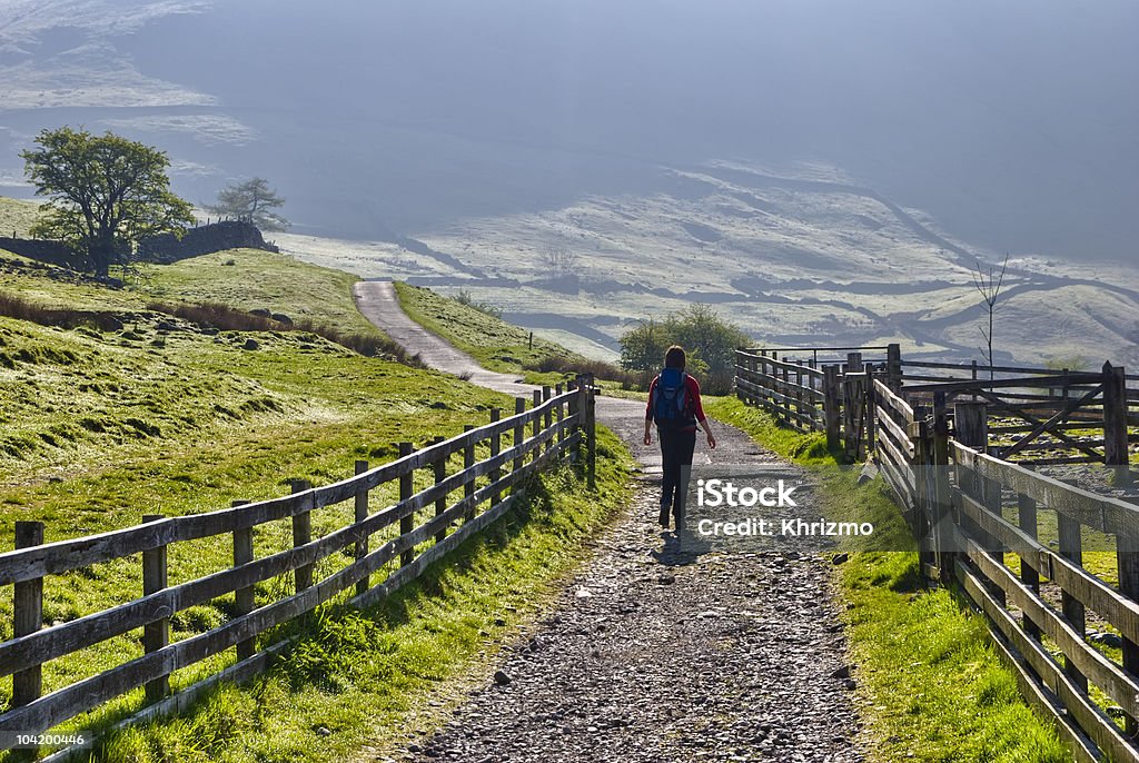 Randonneur de Lake District - Photo de Randonnée pédestre libre de droits