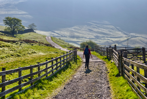 A scenic view of the West Highland Way, a popular through hike in the Scottish Highlands.