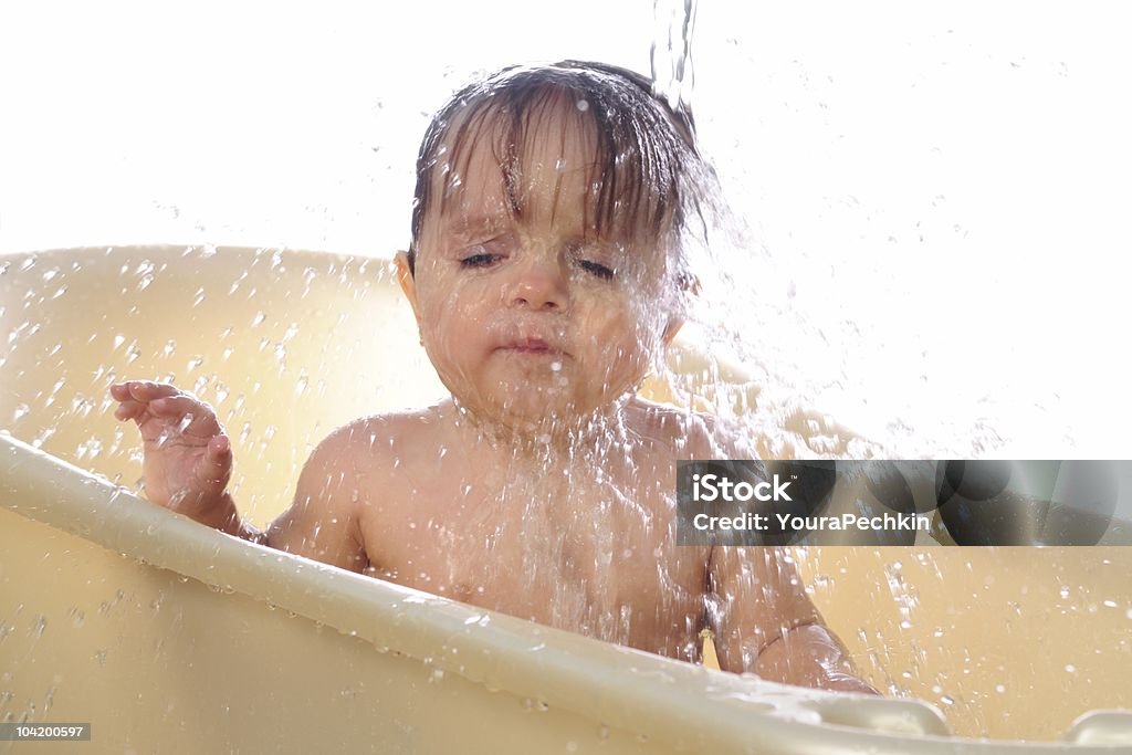 Wasser-play - Lizenzfrei Baby Stock-Foto