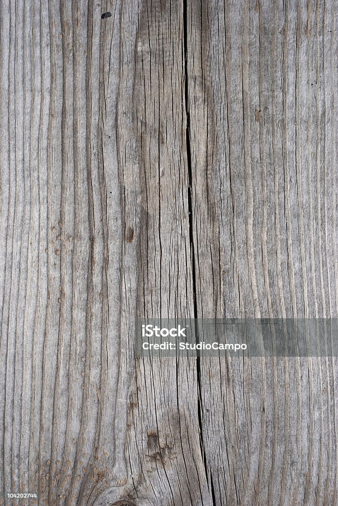 Wood texture with a split down the middle A close up of a piece of wood. Abstract Stock Photo