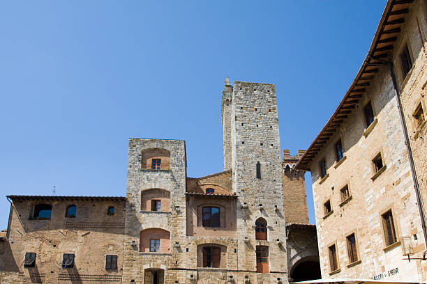 San Gimignano Towers - fotografia de stock