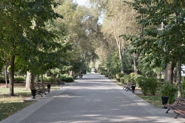 istock shady square in the early autumn 1042034652