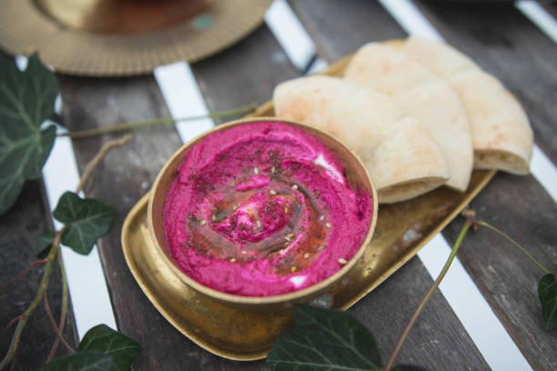 istock Winter Healthy Vegan Beet Hummus 1042037890