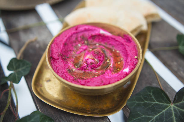 istock Winter Healthy Vegan Beet Hummus 1042037946