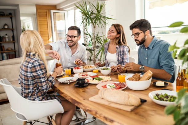 istock Enjoy breakfast with friends 1042037994