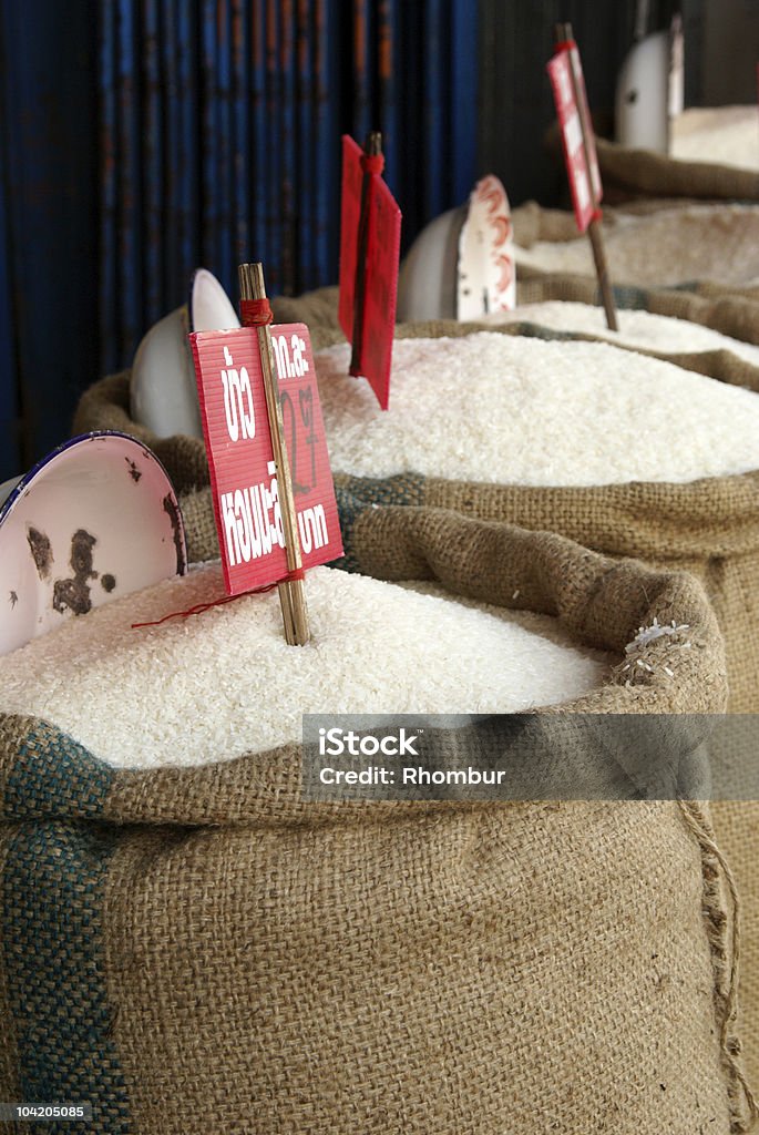 Rice für sale - Lizenzfrei Asien Stock-Foto