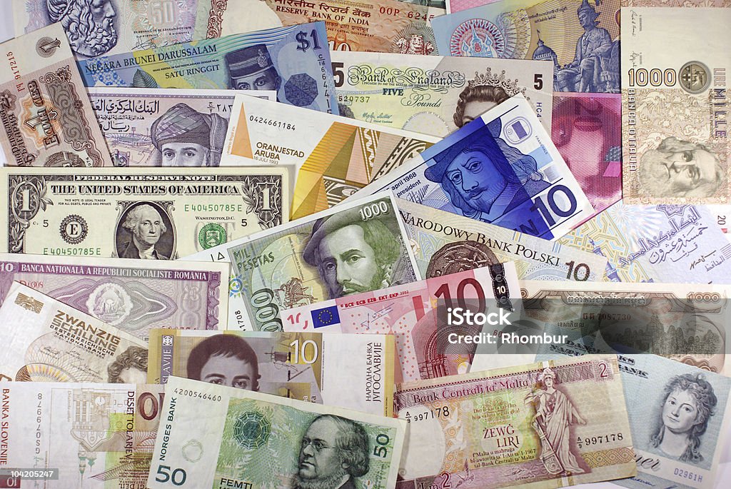 Money of the world  Peseta Symbol Stock Photo