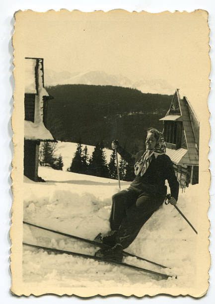 istock Female skier - circa 1946 104205737