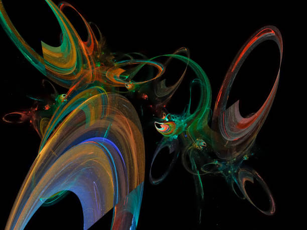 istock beautiful abstract digital fractal, design 1042057544