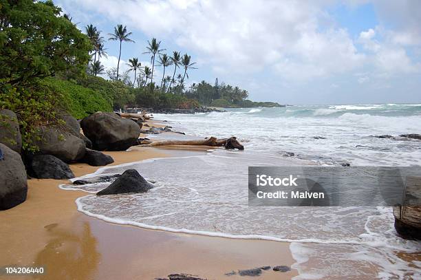 Photo libre de droit de Plage Privée banque d'images et plus d'images libres de droit de Baie - Eau - Baie - Eau, Big Island - Îles Hawaï, Ciel