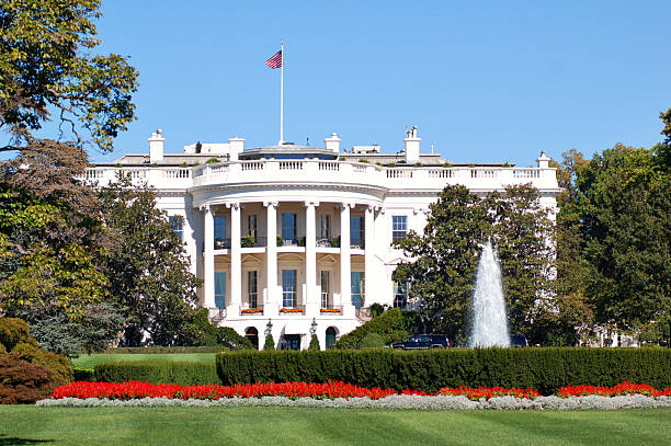 istock South Lawn in bloom 104206631