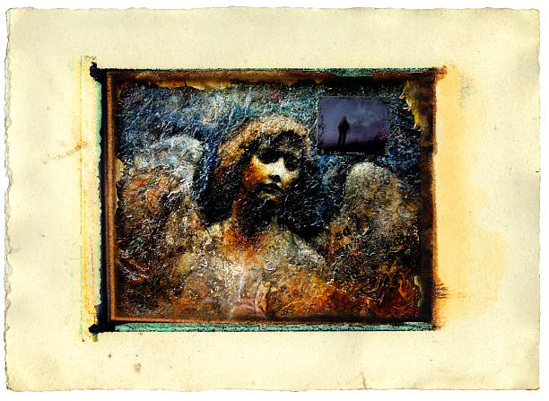 An original artwork of mine.  A combination of collage,charcoal and oil paint.