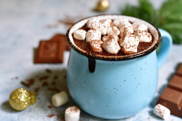 istock Homemade festive hot chocolate 1042087466
