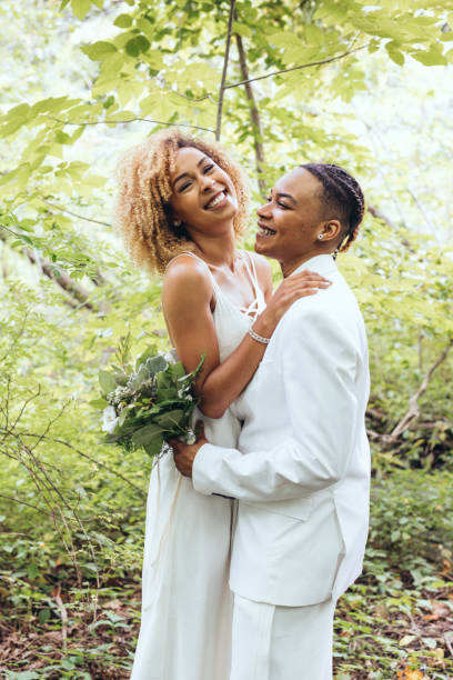istock Wedding day , LGBTQ couple 1042091374