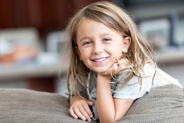 istock Smiling Little girl looking at the camera 1042093202