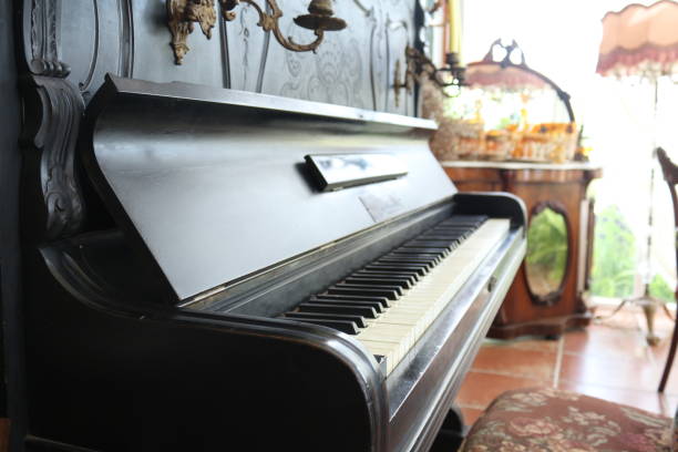 istock Old vintage and antique piano 1042109430