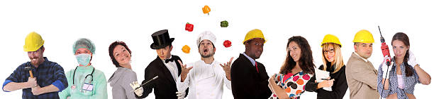 istock Large group of diversity workers people 104211684