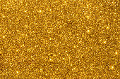 Golden glitter for texture or background