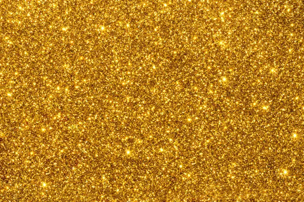 Photo of Golden glitter for texture or background