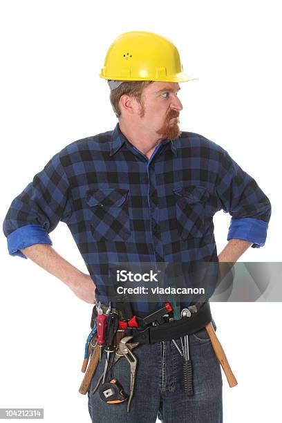 Construction Worker Raging Angry Construction Worker Stock Photo - Download Image Now - Adult ...