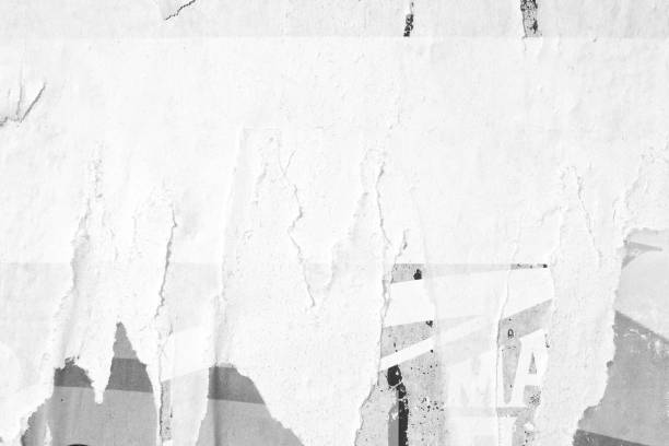 Blank white old ripped torn paper crumpled creased posters grunge textures backdrop backgrounds