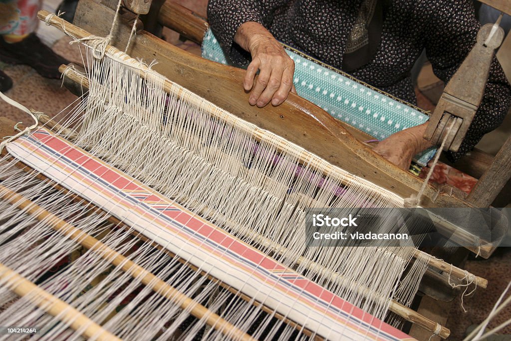 handloom 위빙 - 로열티 프리 0명 스톡 사진