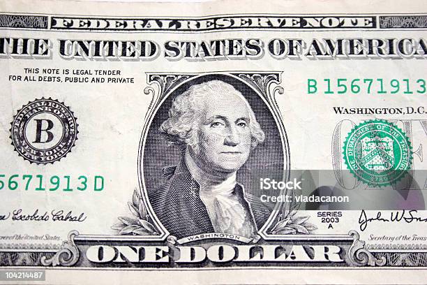 Jedna Dolar - zdjęcia stockowe i więcej obrazów Ameryka - Ameryka, Banknot, Banknot USA