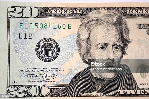 20 달러 Andrew Jackson 20달러 지폐-미국 지폐 통화에 대한 스톡 사진 및 기타 이미지 - 20달러 지폐-미국 지폐 통화, 20, 미국 지폐 통화