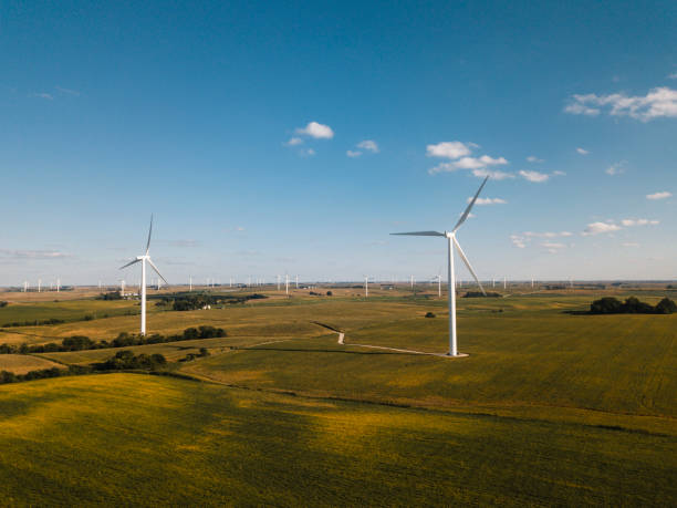 istock Renewable Energy Plants - Wind farm 1042150152